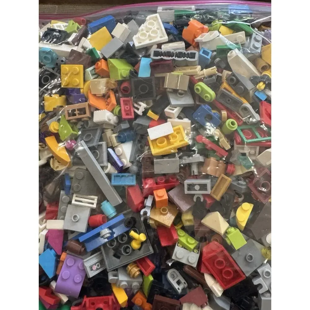2 POUNDS Bulk Lego Bricks Lot Mixed Clean Genuine Pieces Building Blocks Parts